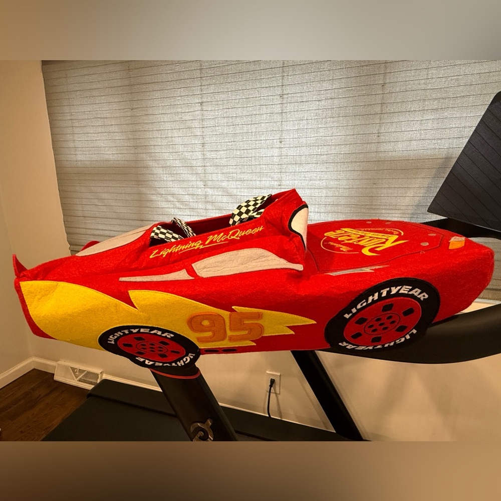 Disney Lightning McQueen Red and Yellow Halloween Car costume